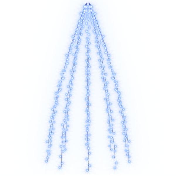 Weihnachtsbaum-Lichternetz mit 400 LEDs Blau 400 cm