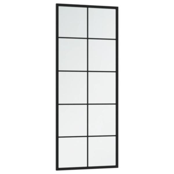 Wandspiegel 2 Stk. Schwarz 100x40 cm Metall