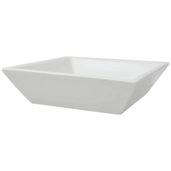 Waschbecken Quadratisch Keramik Wei? 41,5 x 41,5 x 12 cm