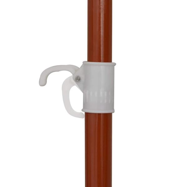 Sonnenschirm mit Stahl-Mast 240 cm Sandweiß