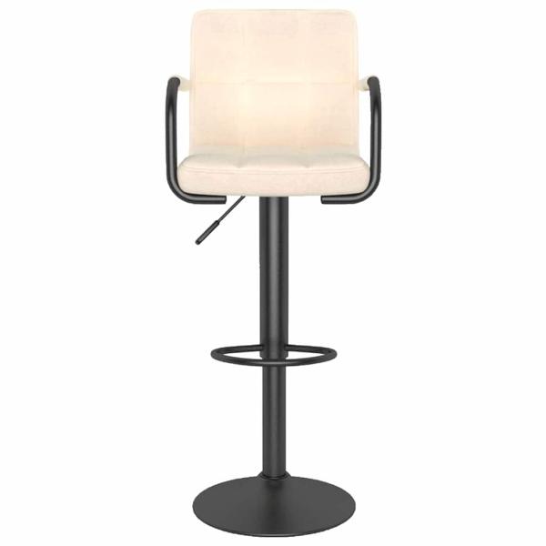 Barhocker Creme Stoff