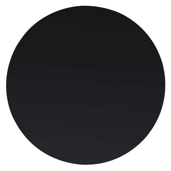 ARDEBO.de - Tischplatte aus gehärtetem Glas rund 500 mm