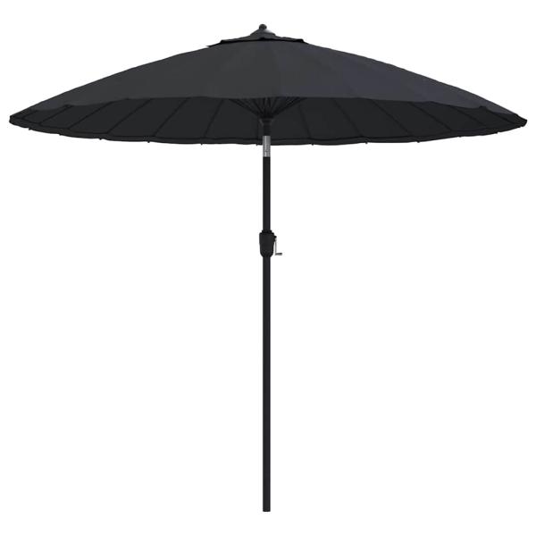Sonnenschirm mit Aluminium-Mast 250 cm Schwarz