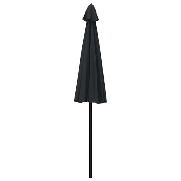 Sonnenschirm mit Aluminium-Mast 250 cm Schwarz