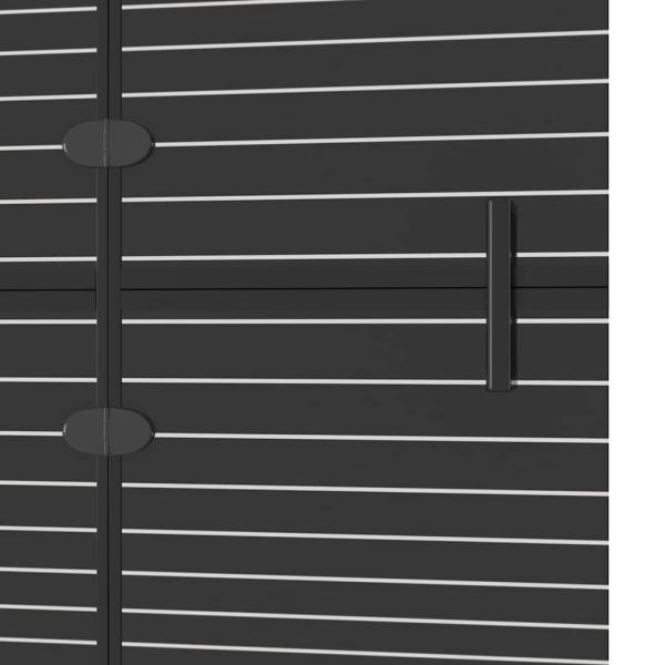Faltbare Duschkabine ESG 100x140 cm Schwarz