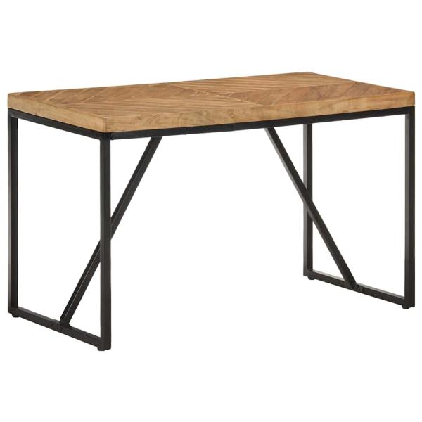 ARDEBO.de - Esstisch 120x60x76 cm Massivholz Akazie und Mango