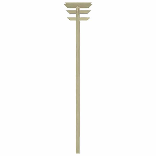 Garten-Pergola Kiefernholz Imprägniert 180x210x40 cm