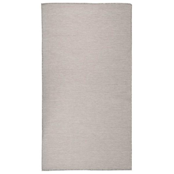 ARDEBO.de - Outdoor-Teppich Flachgewebe 80x150 cm Hellgrau