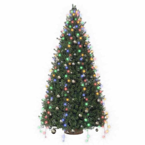 Weihnachtsbaum-Lichternetz mit 300 LEDs Mehrfarbig 300 cm