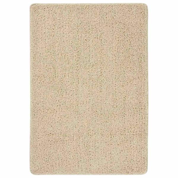 ARDEBO.de - Shaggy-Teppich Creme 160x230 cm Rutschfest