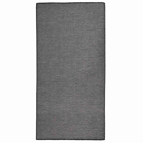 ARDEBO.de - Outdoor-Teppich Flachgewebe 100x200 cm Grau