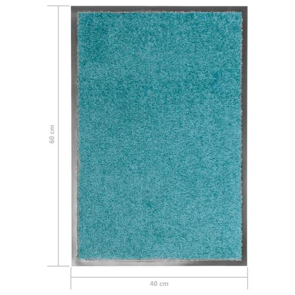 Fußmatte Waschbar Cyan 40x60 cm