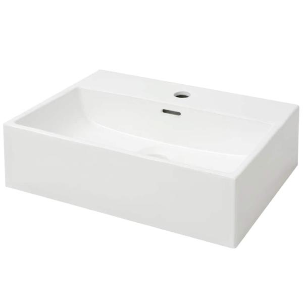 Waschbecken mit Hahnloch Keramik Wei? 51,5x38,5x15 cm
