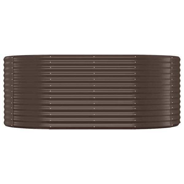 Hochbeet Verzinkter Stahl 175x100x68 cm Braun