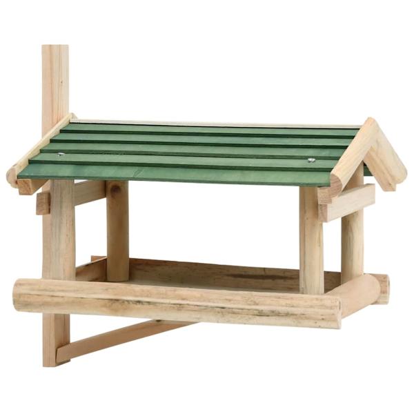 ARDEBO.de - Vogelfutterhaus Massivholz 35x29,5x21 cm