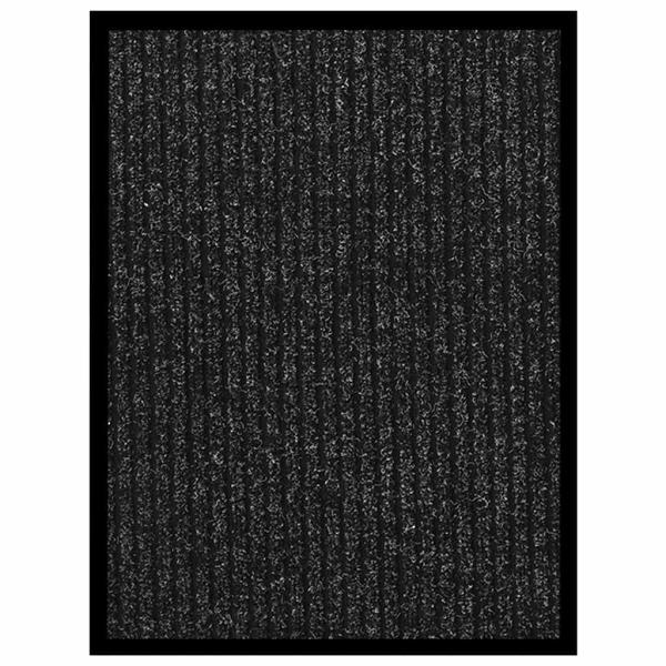 ARDEBO.de - Fußmatte Anthrazit Gestreift 40x60 cm