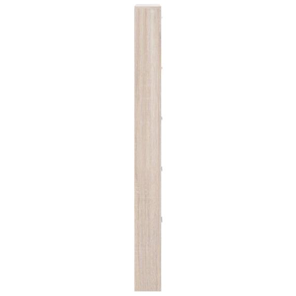 Schuhschrank mit 5 Schuhkippern Holz Eichen-Optik