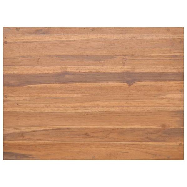 Wand-Badschrank 60x45x30 cm Teak Massivholz