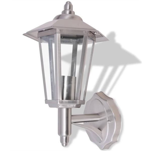 Außenwandlampe Laterne Aufrecht Edelstahl