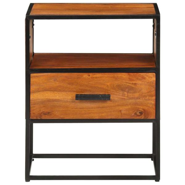 Nachttisch 40x30x50 cm Massivholz Akazie