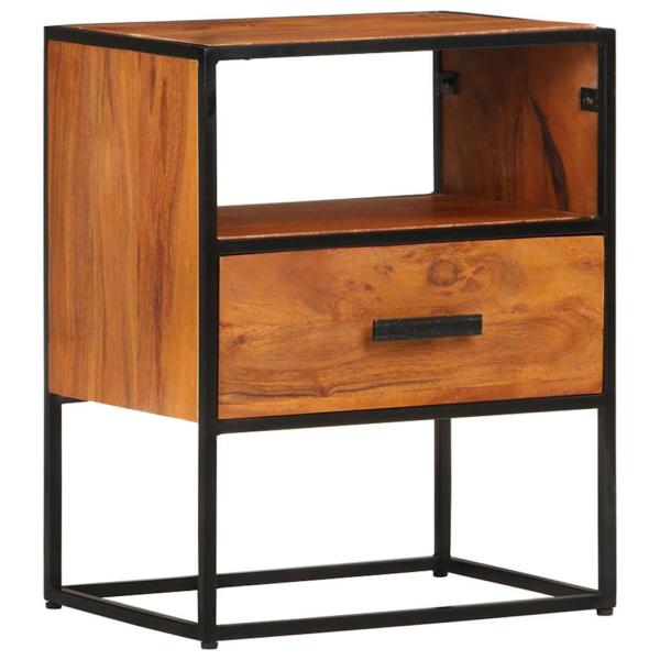Nachttisch 40x30x50 cm Massivholz Akazie