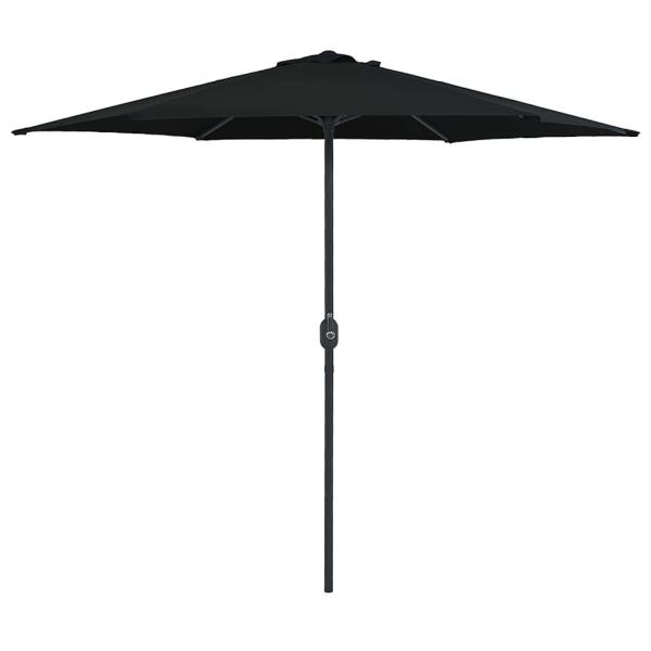 ARDEBO.de - Sonnenschirm mit Aluminium-Mast 270x246 cm Schwarz