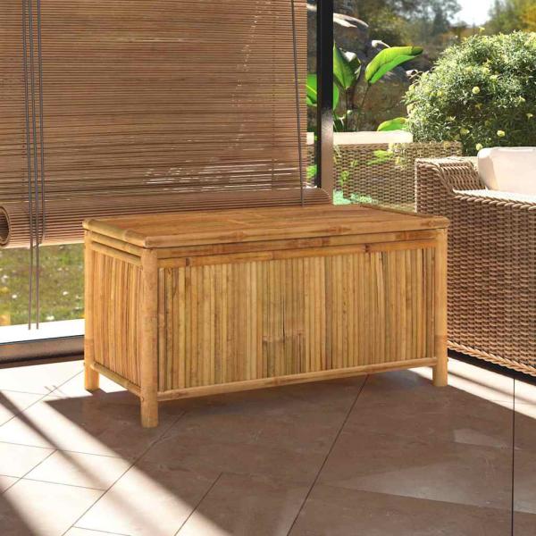 ARDEBO.de - Gartentruhe 110x52x55 cm Bambus