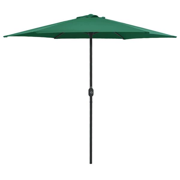 ARDEBO.de - Sonnenschirm mit Aluminium-Mast 270x246 cm Grün