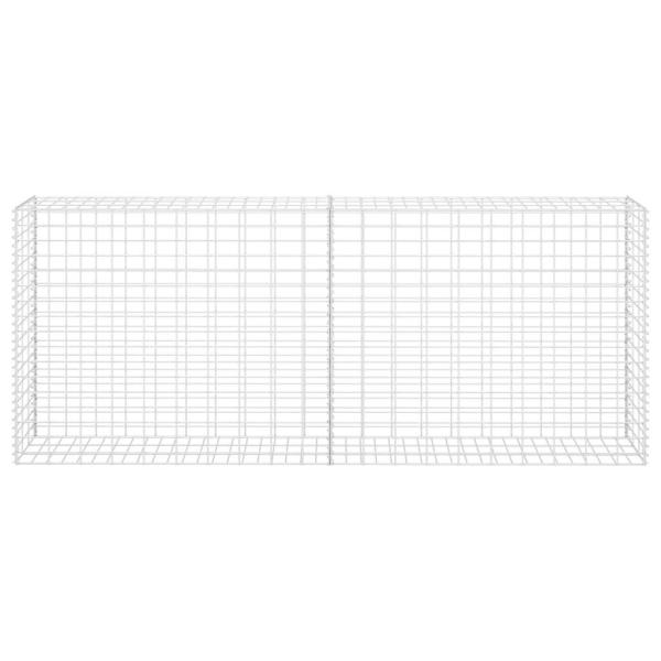 Gabione Verzinkter Stahl 85x30x200 cm