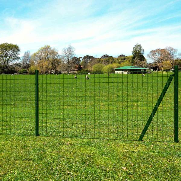 ARDEBO.de - Eurozaun Stahl 10 x 1,7 m Grün