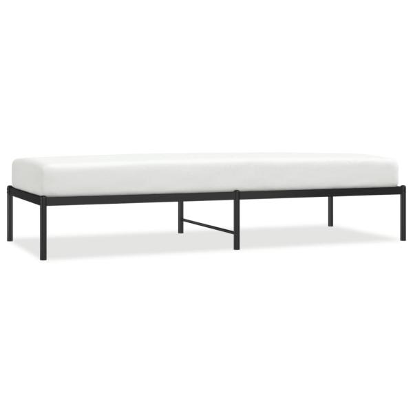 Bettgestell Metall Schwarz 80x200 cm