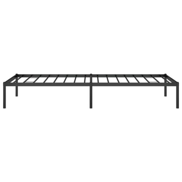 Bettgestell Metall Schwarz 80x200 cm