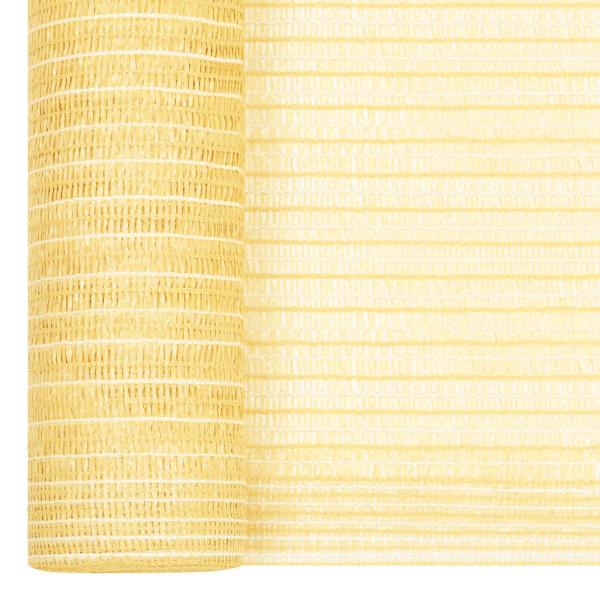 Zaunblende Beige 1,5x10 m HDPE 195 g/m²