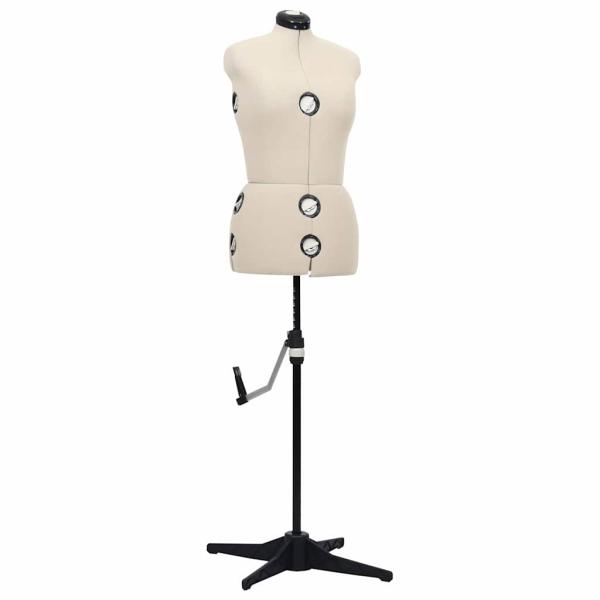 ARDEBO.de - Schneiderpuppe Verstellbar Weiblich Creme M Größe 40-46