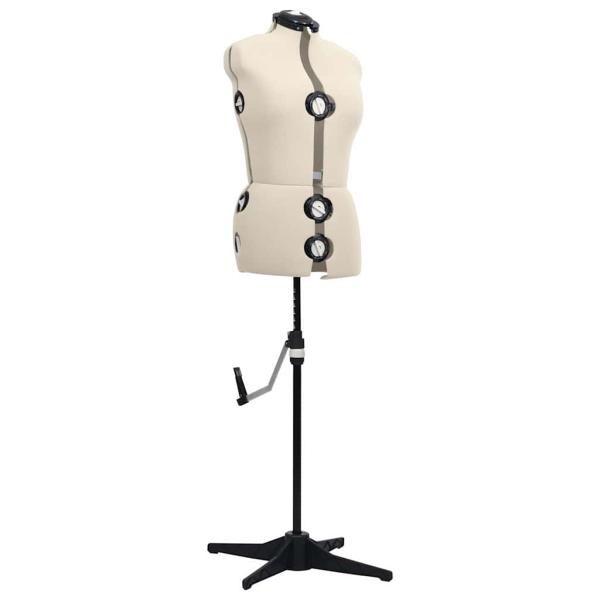 Schneiderpuppe Verstellbar Weiblich Creme M Größe 40-46