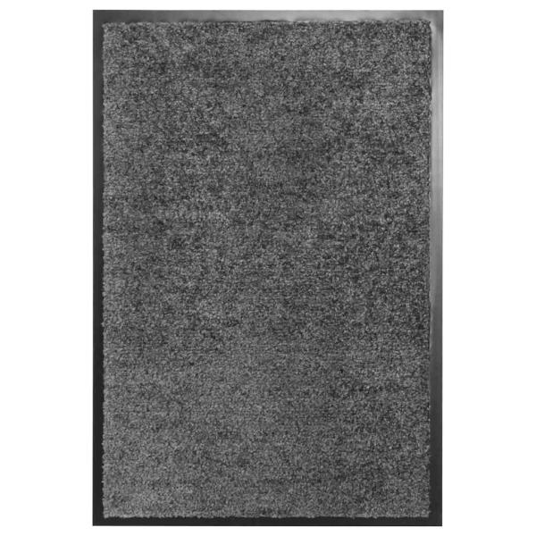 ARDEBO.de - Fußmatte Waschbar Anthrazit 40x60 cm