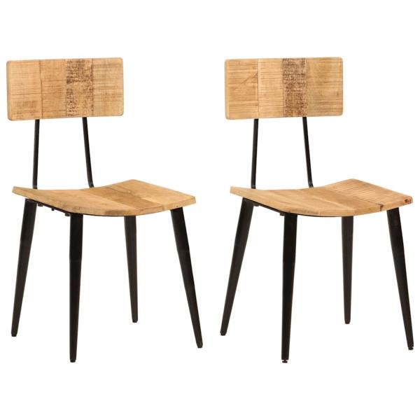 ARDEBO.de - Esszimmerst?hle 2 Stk. 44x40x80 cm Massivholz Mango