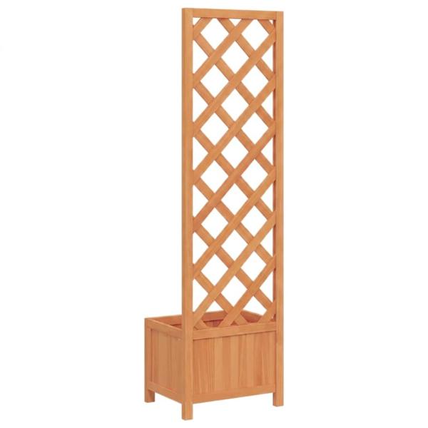 Pflanzkübel mit Spalier 40x30x135 cm Massivholz Tanne