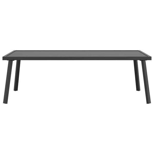 Garten Couchtisch Anthrazit 110x55x35cm Stahl