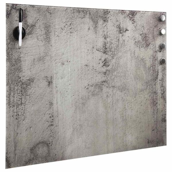 Magnettafel Wandmontage Glas 40x40 cm