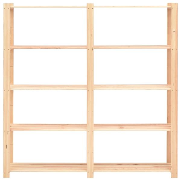 Lagerregal mit 5 B?den 170?38?170 cm Kiefer Massivholz 500 kg