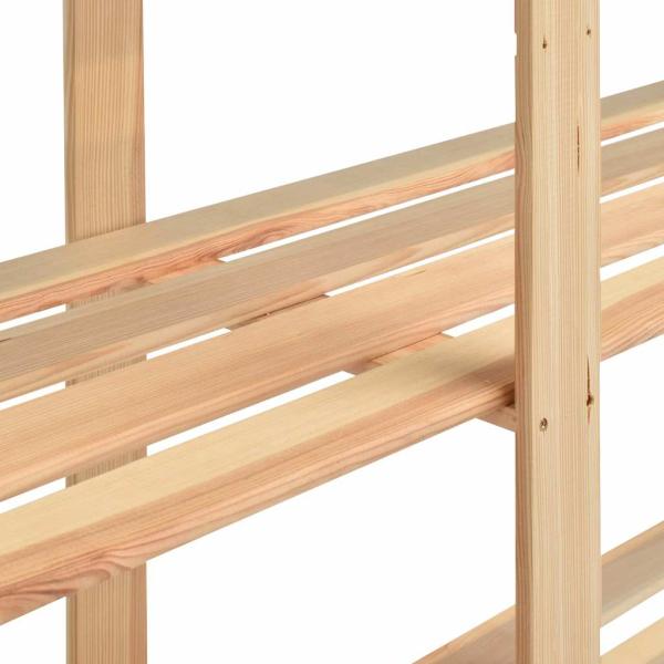 Lagerregal mit 5 B?den 170?38?170 cm Kiefer Massivholz 500 kg