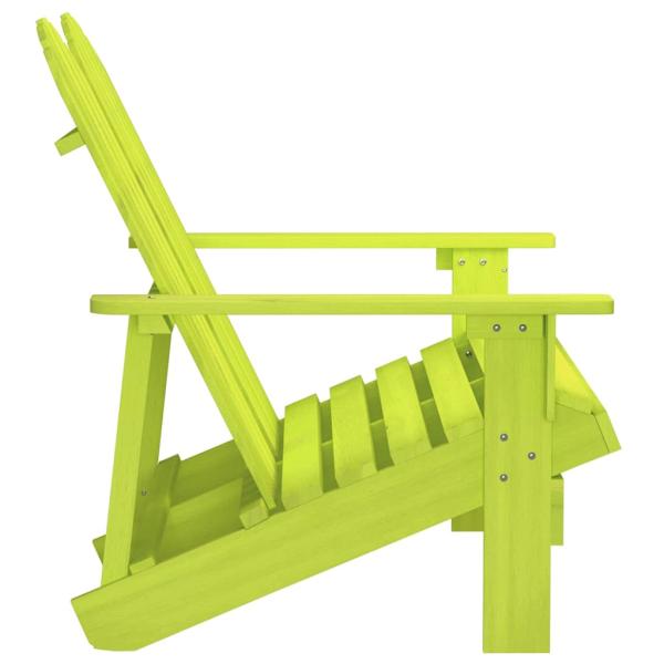Adirondack-Gartenbank 2-Sitzer Massivholz Tanne Gr?n