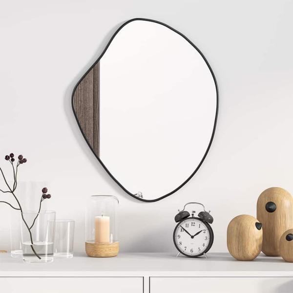 ARDEBO.de - Wandspiegel Schwarz 50x40 cm