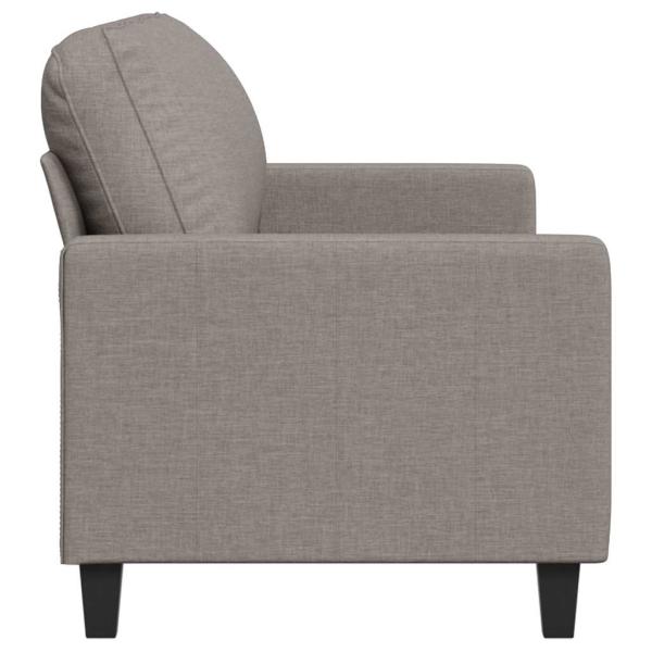 3-Sitzer-Sofa Taupe 180 cm Stoff