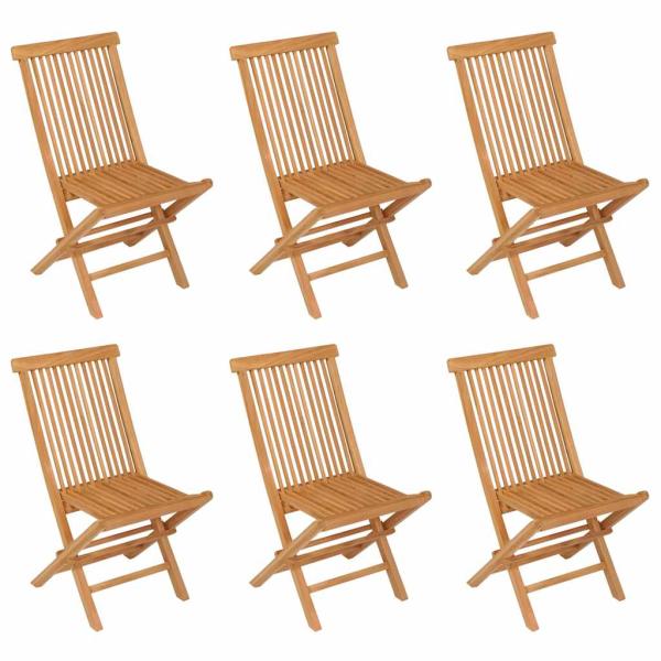 7-tlg. Garten-Essgruppe Massivholz Teak