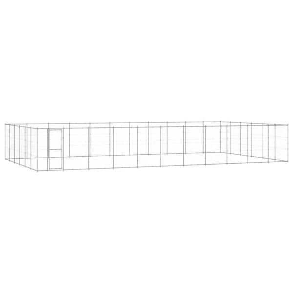 ARDEBO.de - Outdoor-Hundezwinger Verzinkter Stahl 79,86 m²