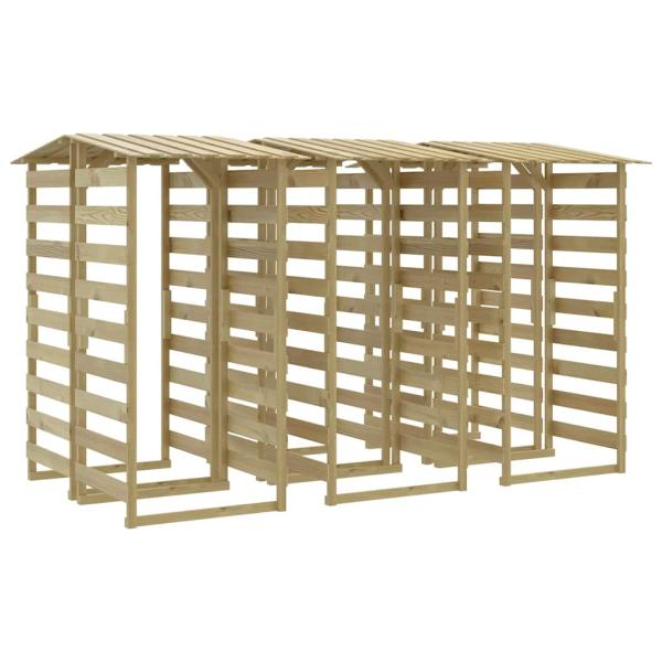 Pergolen mit Dach 6 Stk. 100x90x200 cm Kiefernholz Imprägniert
