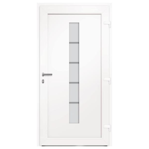 Haustür Aluminium und PVC Anthrazit 110x210 cm