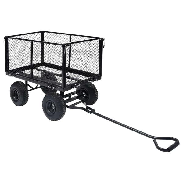 ARDEBO.de - Gartenwagen Schwarz 350 kg